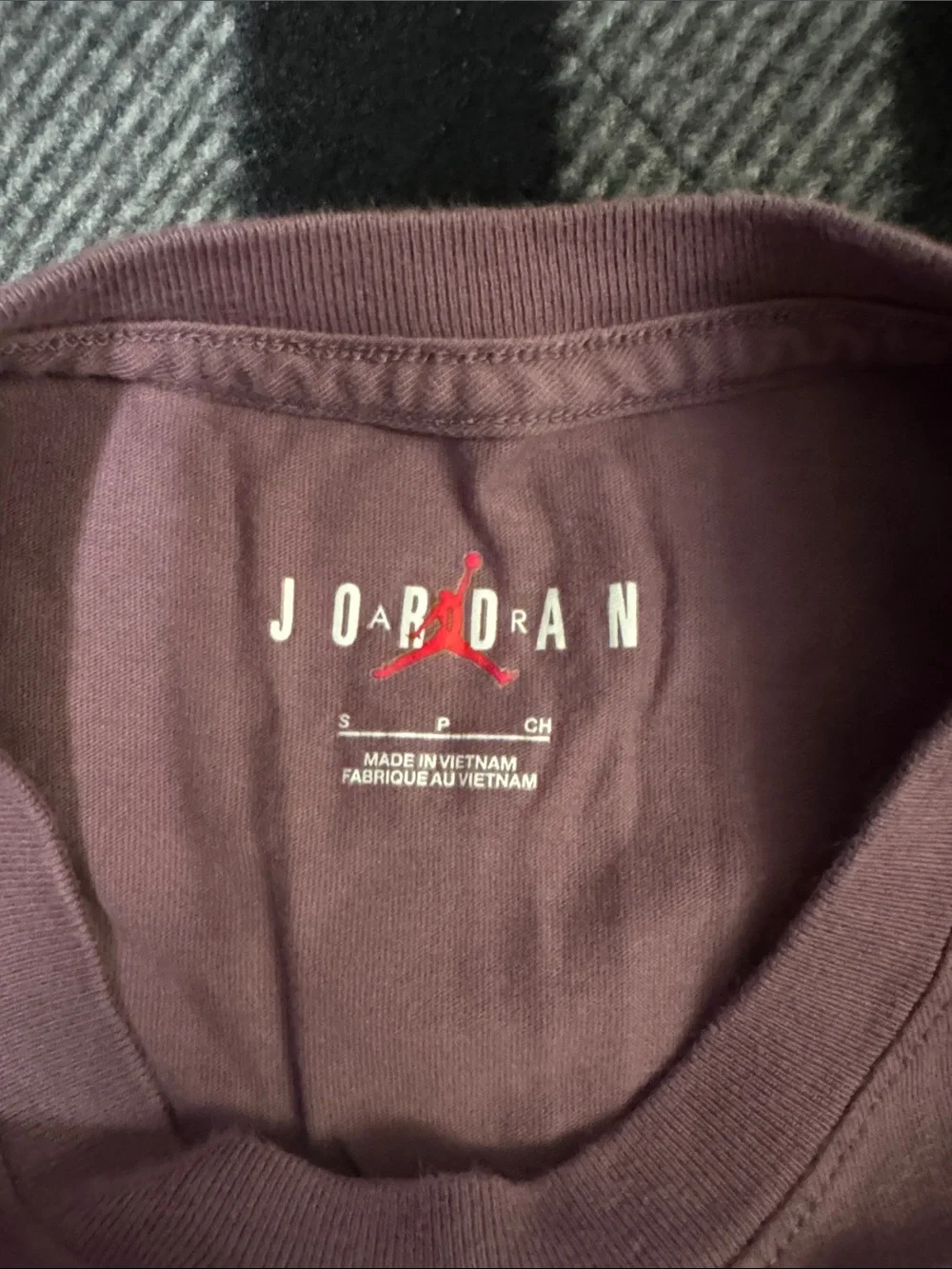 Jordan Mauve Short Sleeve Tee with Subtle Logo
